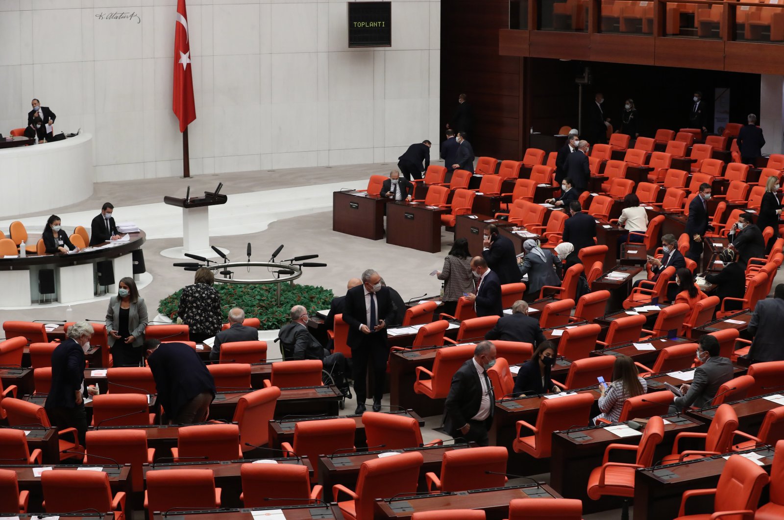 The General Assembly of the Turkish Parliament, Ankara, Turkey, Nov. 24, 2020. (Sabah File Photo)
