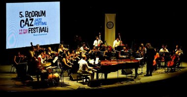 The ensemble performing at the 5th International Bodrum Jazz Festival, Bodrum, Turkey, Sept. 11, 2021. (Photo courtesy of Jazz Society of Turkey)