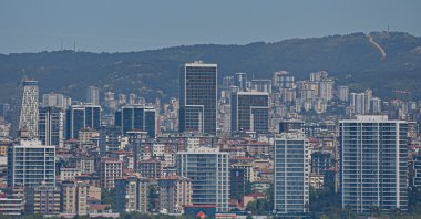 Residential buildings rise in Istanbul's Asian side, Turkey, May 13, 2022. (Reuters Photo)