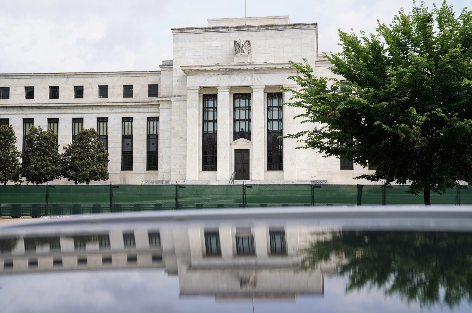 The exterior of the Marriner S. Eccles Federal Reserve Board Building is seen in Washington, D.C., U.S., June 14, 2022. (Reuters Photo)