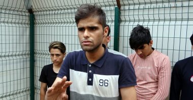 Friends of an Afghan migrant killed by Greek security forces describe the moments of fear they experienced. Melat Gurami (C), a national from Afghanistan, said Greek soldiers first fired up into the air and then a second time on to the group killing his friend Rahmani, Edirne, western Turkey. (DHA Photo)