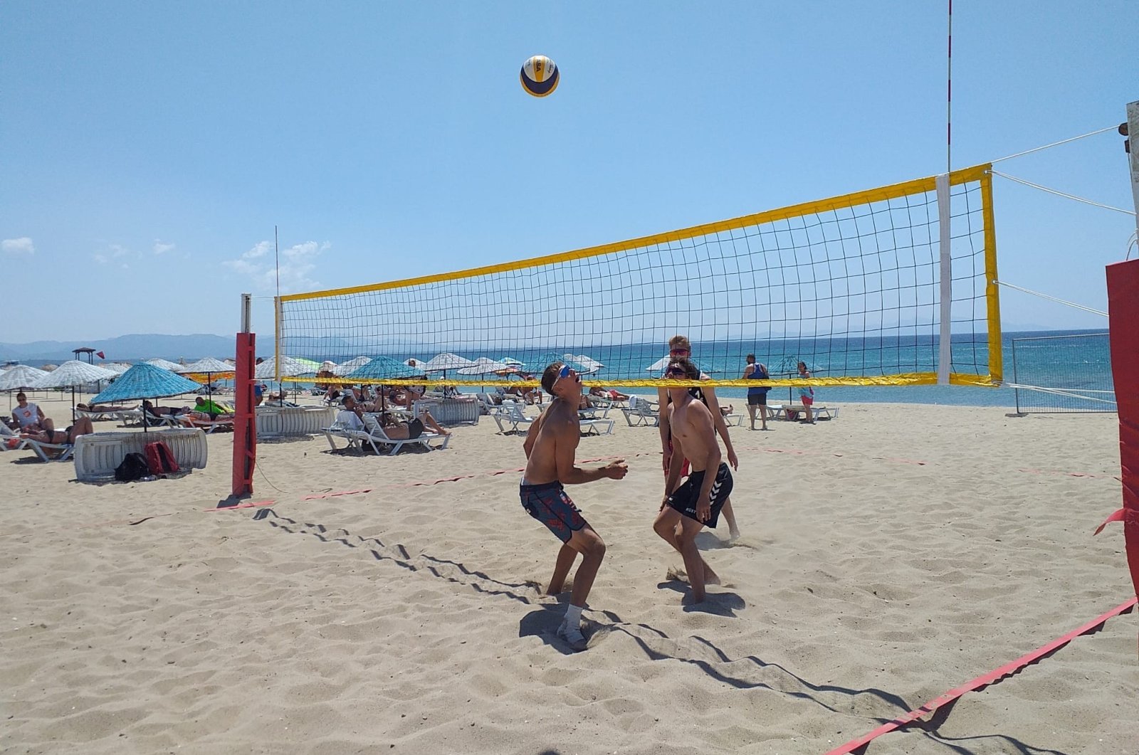 Acara Volleyball Beach Pro Tour dimulai di Sarımsaklı . yang terkenal di dunia Turki
