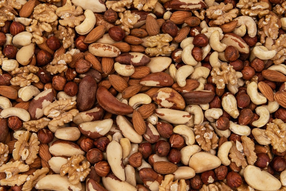 Heap from various kinds of nuts. (Shutterstock Photo)