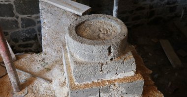  The 200-year-old water mill has been expropriated and restoration work has begun, June 17, 2022. (DHA Photo)