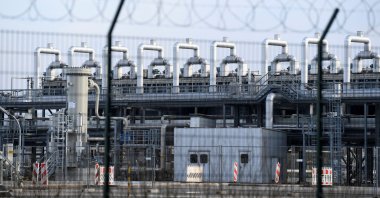 The Astora natural gas depot, which is the largest natural gas storage in Western Europe, is pictured in Rehden, Germany, March 16, 2022. Astora is part of the Gazprom Germania Group. (Reuters Photo)