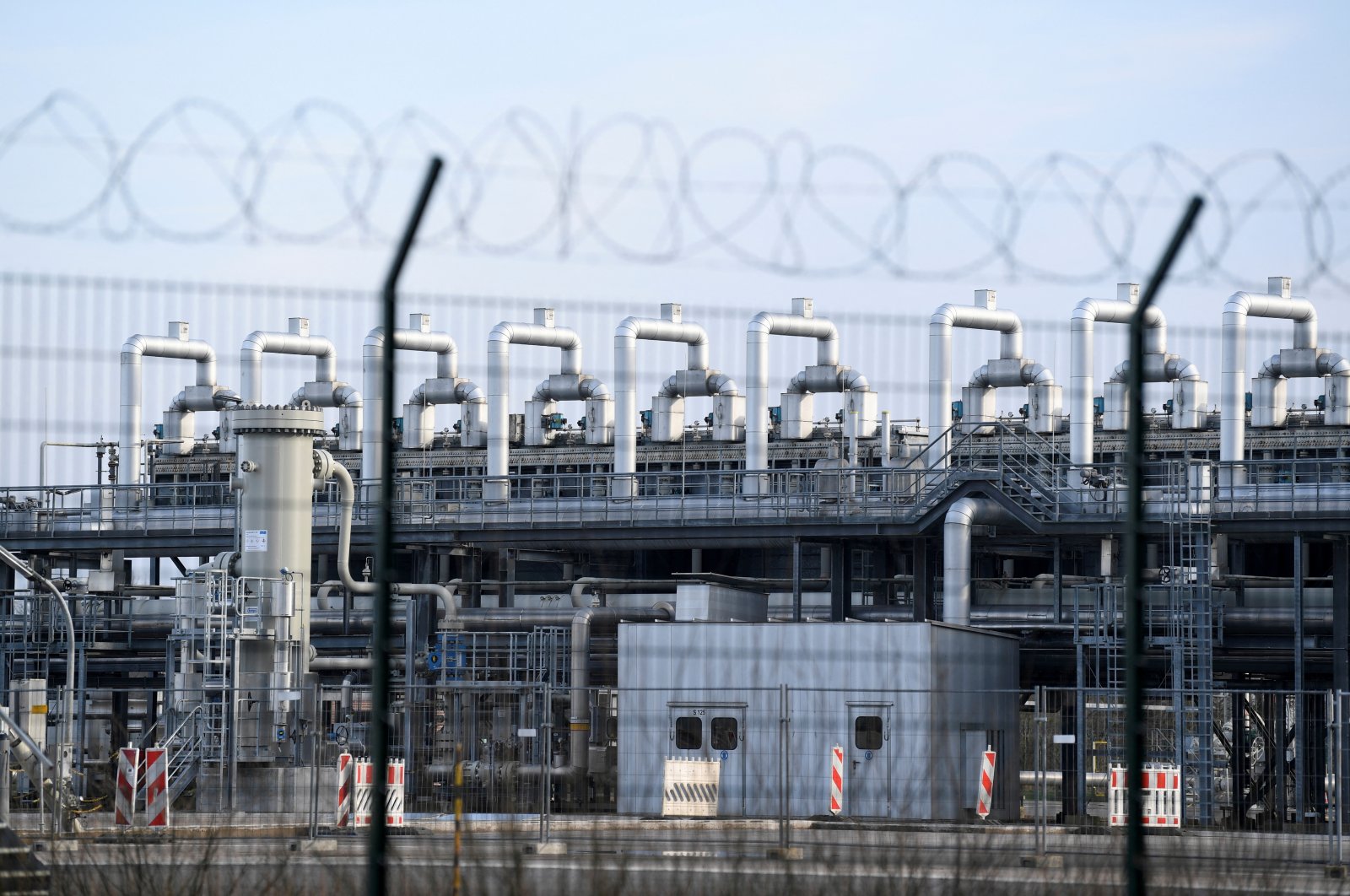 The Astora natural gas depot, which is the largest natural gas storage in Western Europe, is pictured in Rehden, Germany, March 16, 2022. Astora is part of the Gazprom Germania Group. (Reuters Photo)