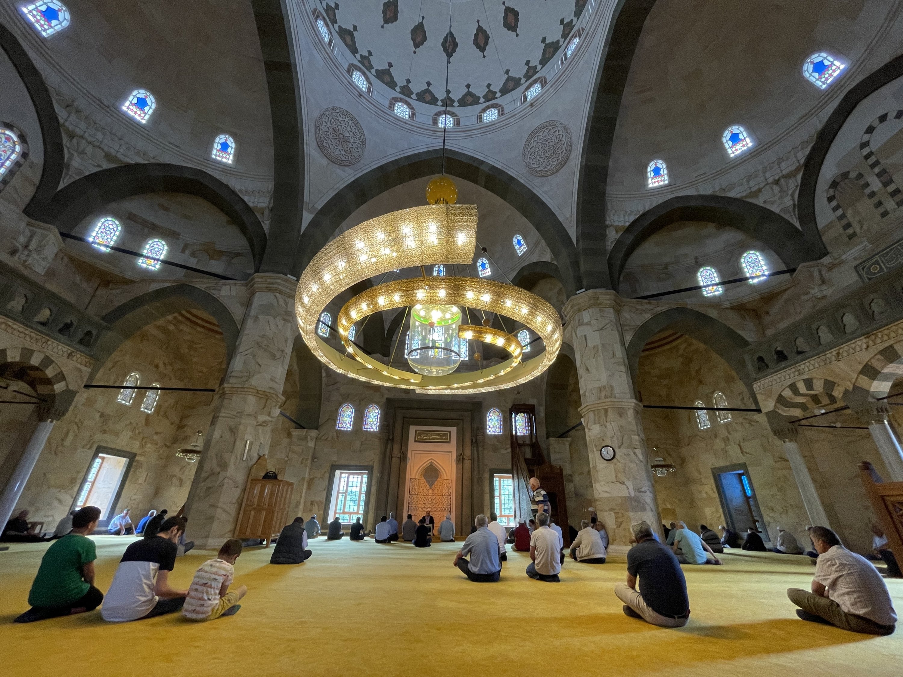 Interior of the mosque in Eynesil, Giresun, northern Turkey, June 19, 2022. (AA PHOTO) 