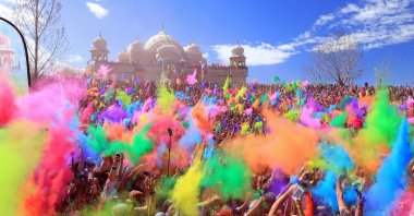 Holi festival celebrates the arrival of spring, the flowering of love. (Shutterstock Photo)