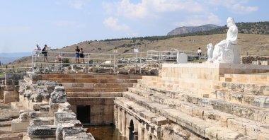 A view of Hell&#039;s Gate, in Denizli, western Turkey, June 21, 2022. (DHA PHOTO)