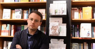 American author and writer Joshua Cohen attends the presentation of his latest book "Il Libro dei Numeri" ("Book of Numbers") at Coop Ambasciatori bookshop on Sept. 5, 2019, in Bologna, Italy. (Getty Images)