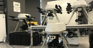 A Songar armed drone is seen in this photo provided on June 21, 2022. (AA Photo)