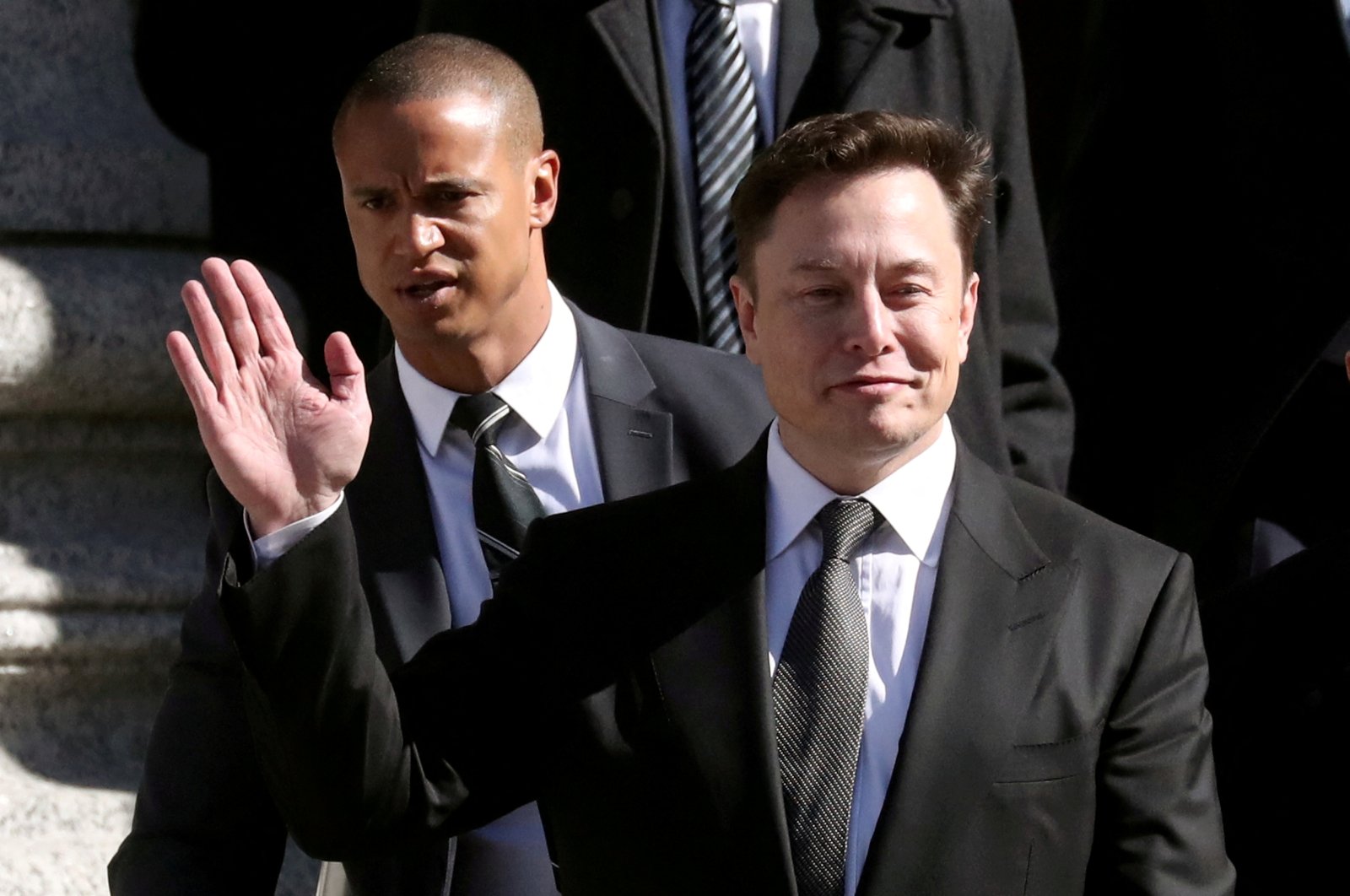 Tesla CEO Elon Musk leaves a Manhattan federal court after a hearing on his fraud settlement with the Securities and Exchange Commission (SEC) in New York City, U.S., April 4, 2019. (Reuters Photo)