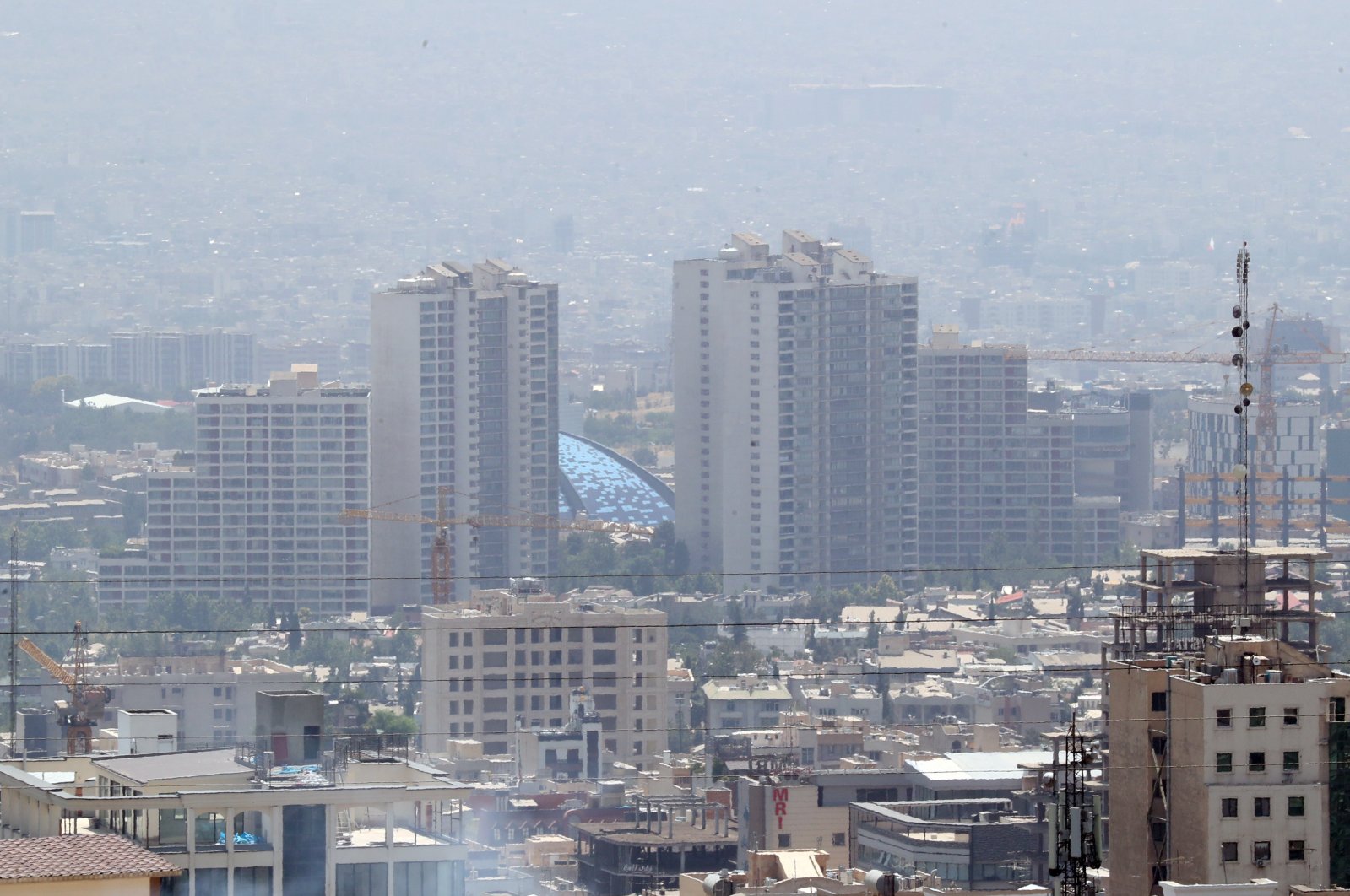 A general view of the capital city of Tehran, Iran, June 20, 2022. (EPA Photo)