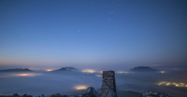 Molnar Peter, "The view from Csobanc," 2022. (Photo courtesy of the Istanbul Liszt Institute Hungarian Cultural Center)
