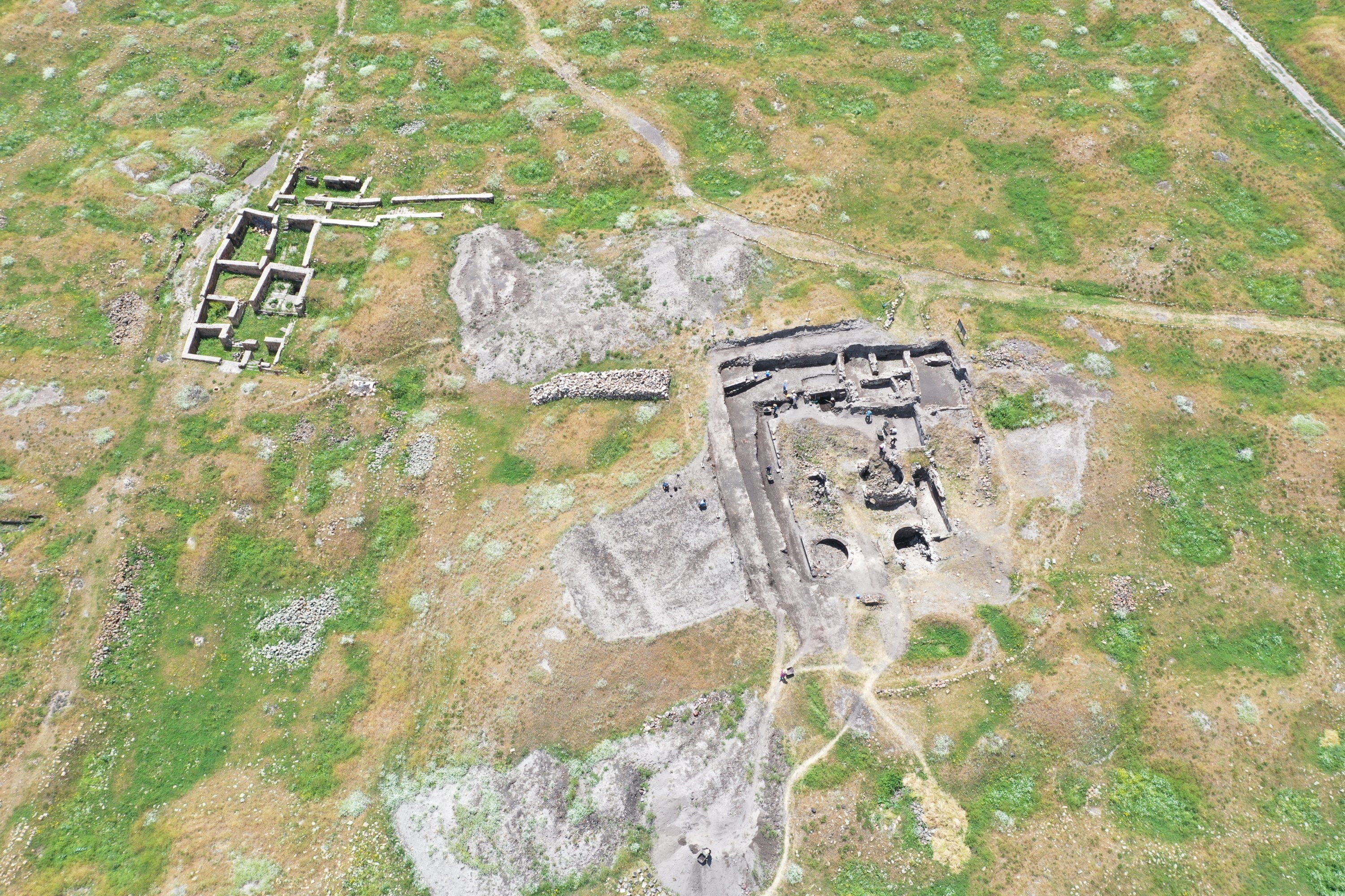 An aerial view from Ani, Kars, northeastern Turkey, June 22, 2022. (AA Photo)