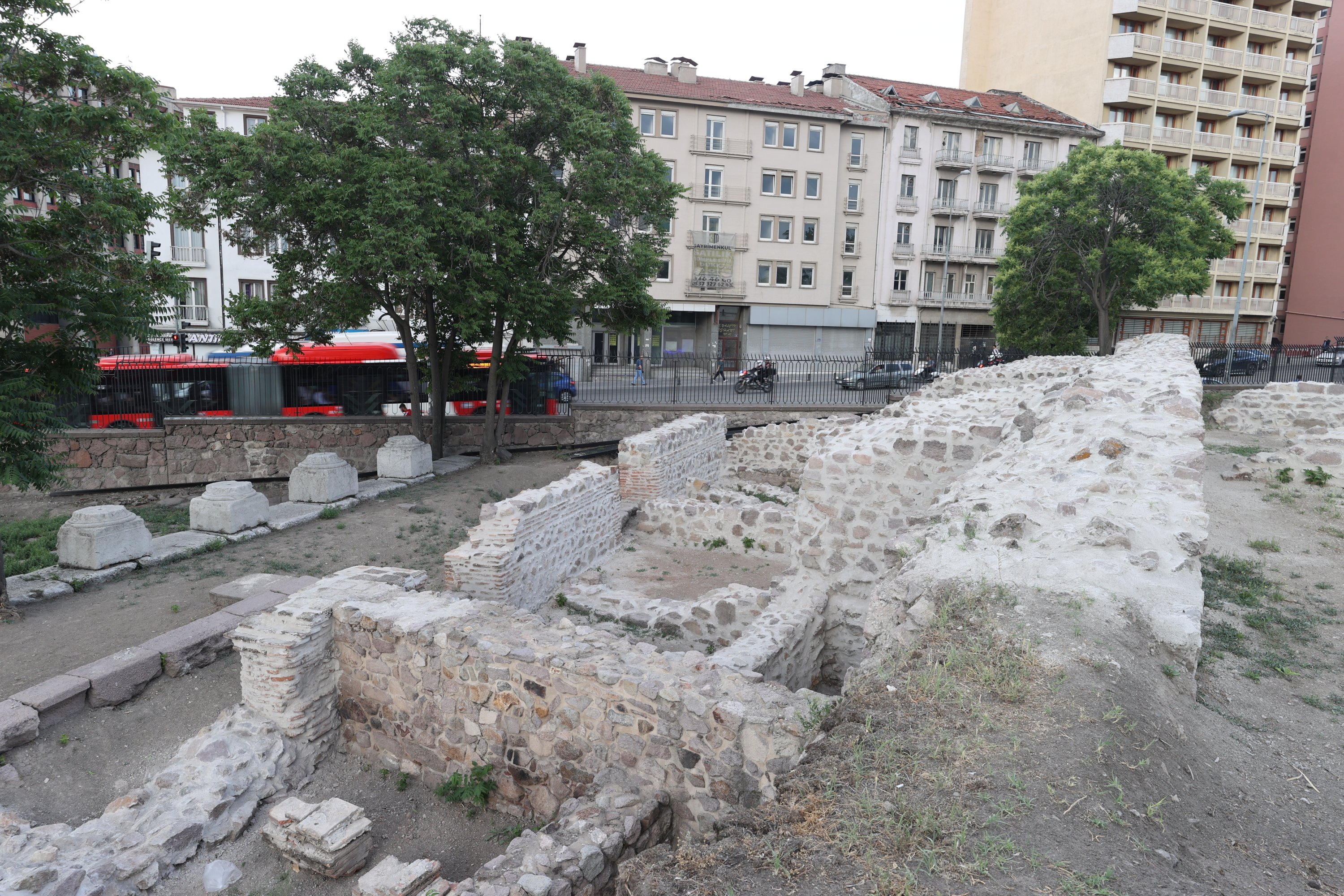 A view of the Roman Baths, Ankara, Turkey, June 22, 2022. (AA Photo)