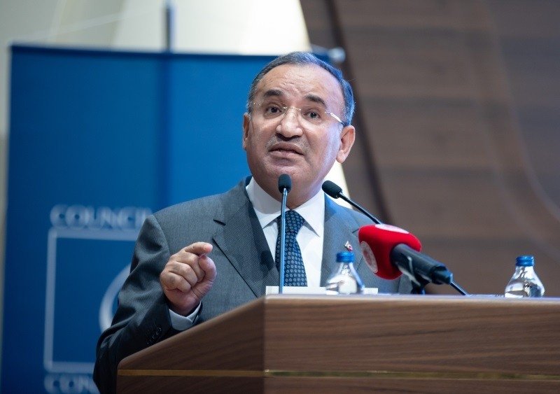 Bekir Bozdağ speaks at an event in the capital Ankara, Turkey, June 23, 2022. (IHA PHOTO)