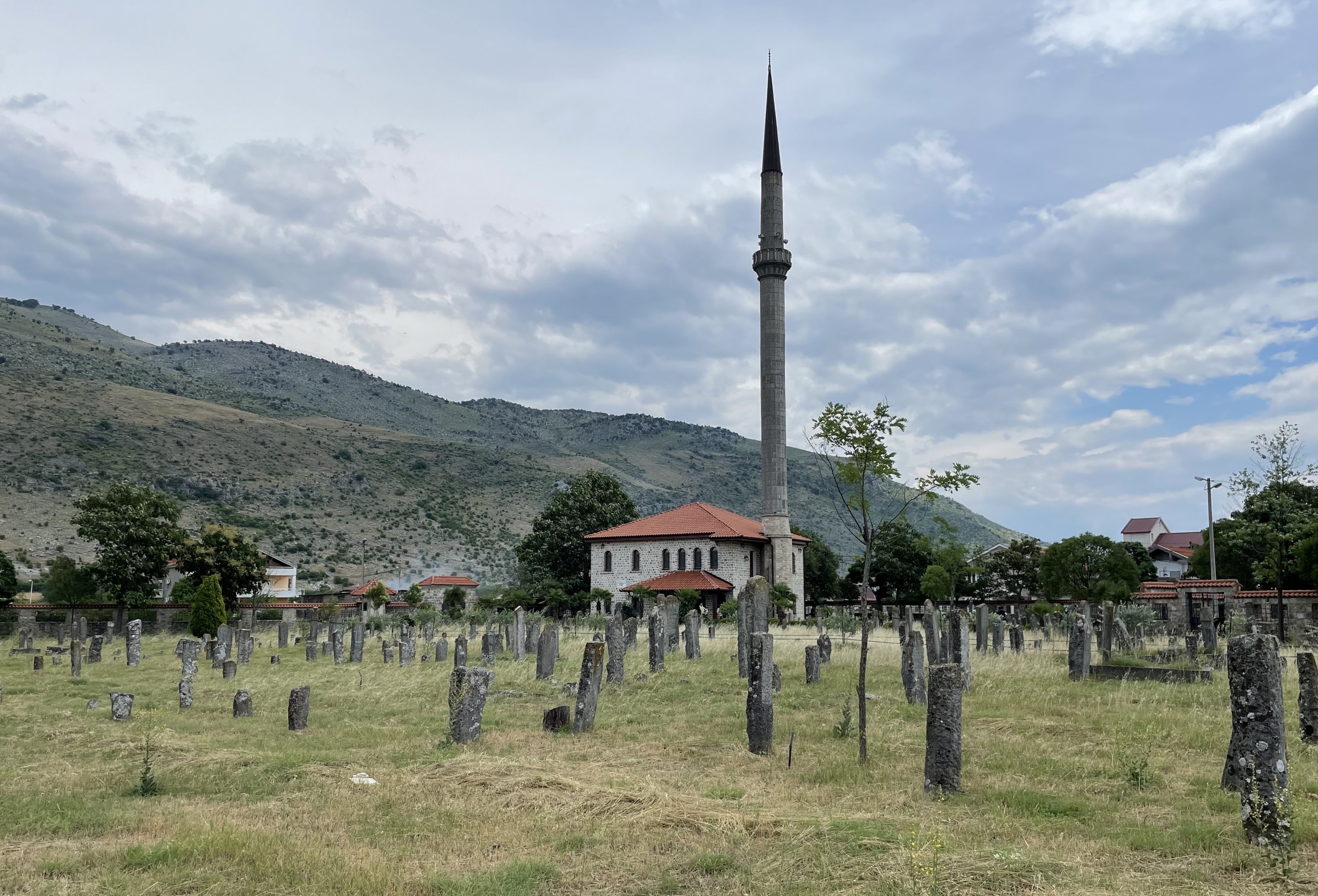 A view from the Nizam Mosque, Montenegro, June 22, 2022. (AA) 
