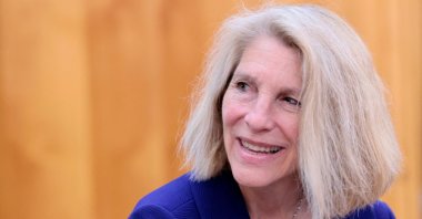 U.S. Assistant Secretary of State for European and Eurasian Affairs Karen Donfried attends the donor conference for Moldova to assist the country with the influx of Ukrainian refugees, in Berlin, Germany, April 5, 2022. REUTERS/Hannibal Hanschke/File Photo