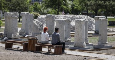 A view of the Roman Baths, Ankara, Turkey, June 22, 2022. (AA Photo)