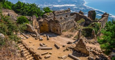 A view from the ruins of the ancient city of Syedra, Antalya, southern Turkey, Sept. 9, 2020. (Shutterstock)