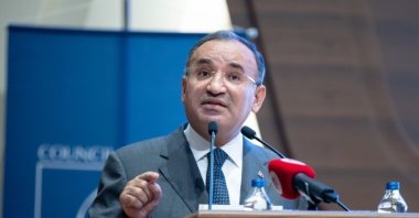 Bekir Bozdağ speaks at an event in the capital Ankara, Turkey, June 23, 2022. (IHA PHOTO)