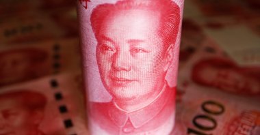 Chinese yuan banknotes are seen in this illustration picture taken on June 14, 2022. (Reuters Photo)