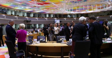 European Union leaders attend a summit in Brussels, Belgium June 24, 2022. (Reuters Photo)