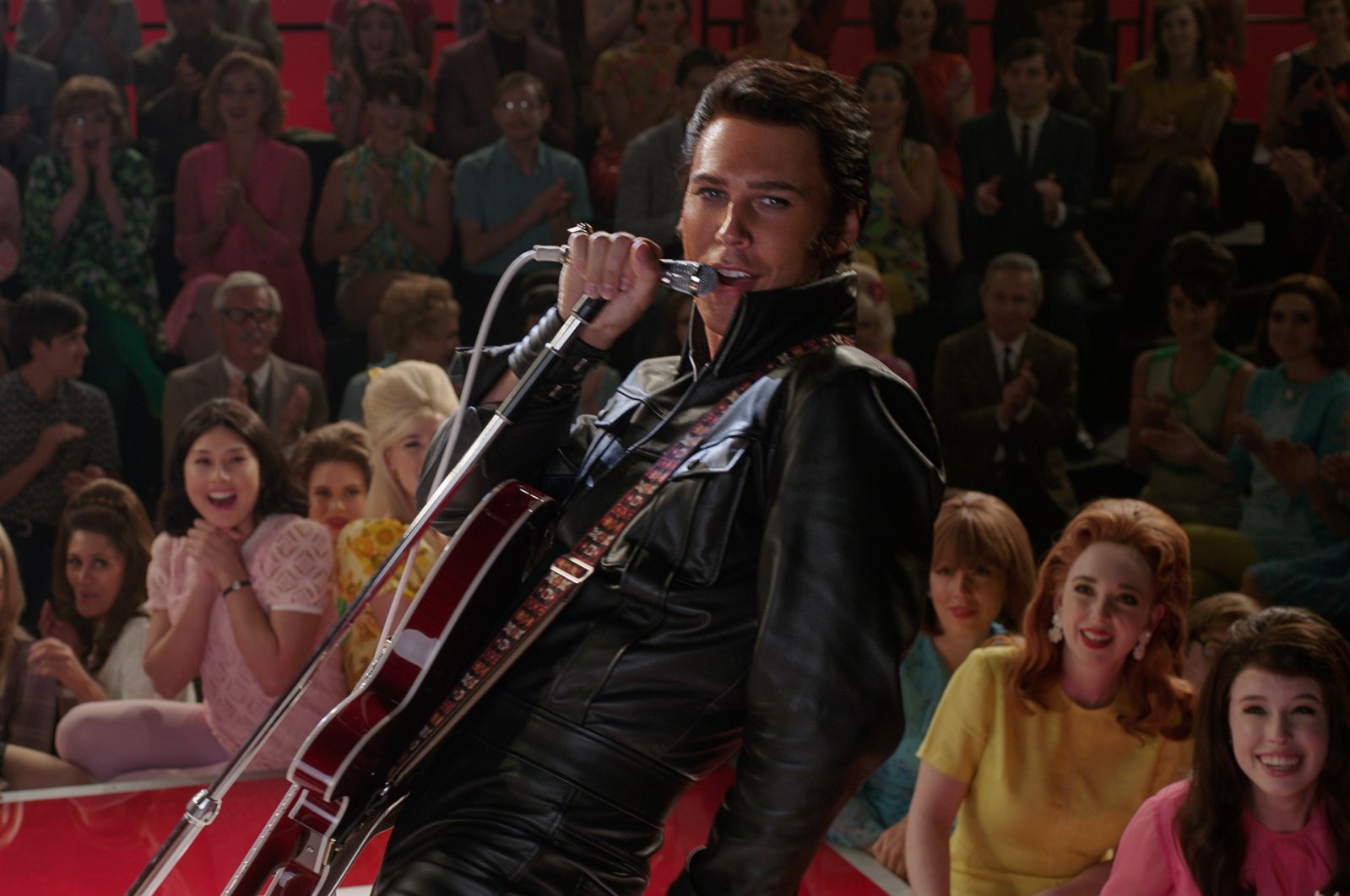 Austin Butler as Elvis Presley in a scene from "Elvis." (Courtesy of Warner Bros. Pictures)