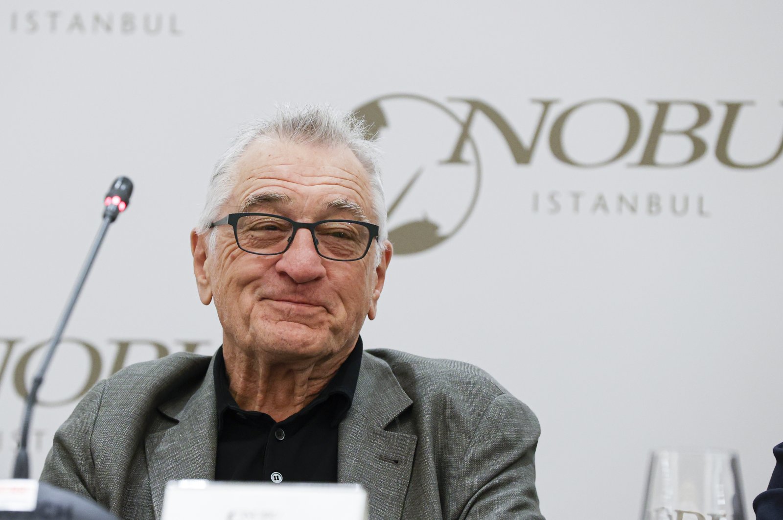 Actor Robert De Niro attends a press conference in Istanbul, Turkey, June 26, 2022. (AA Photo)