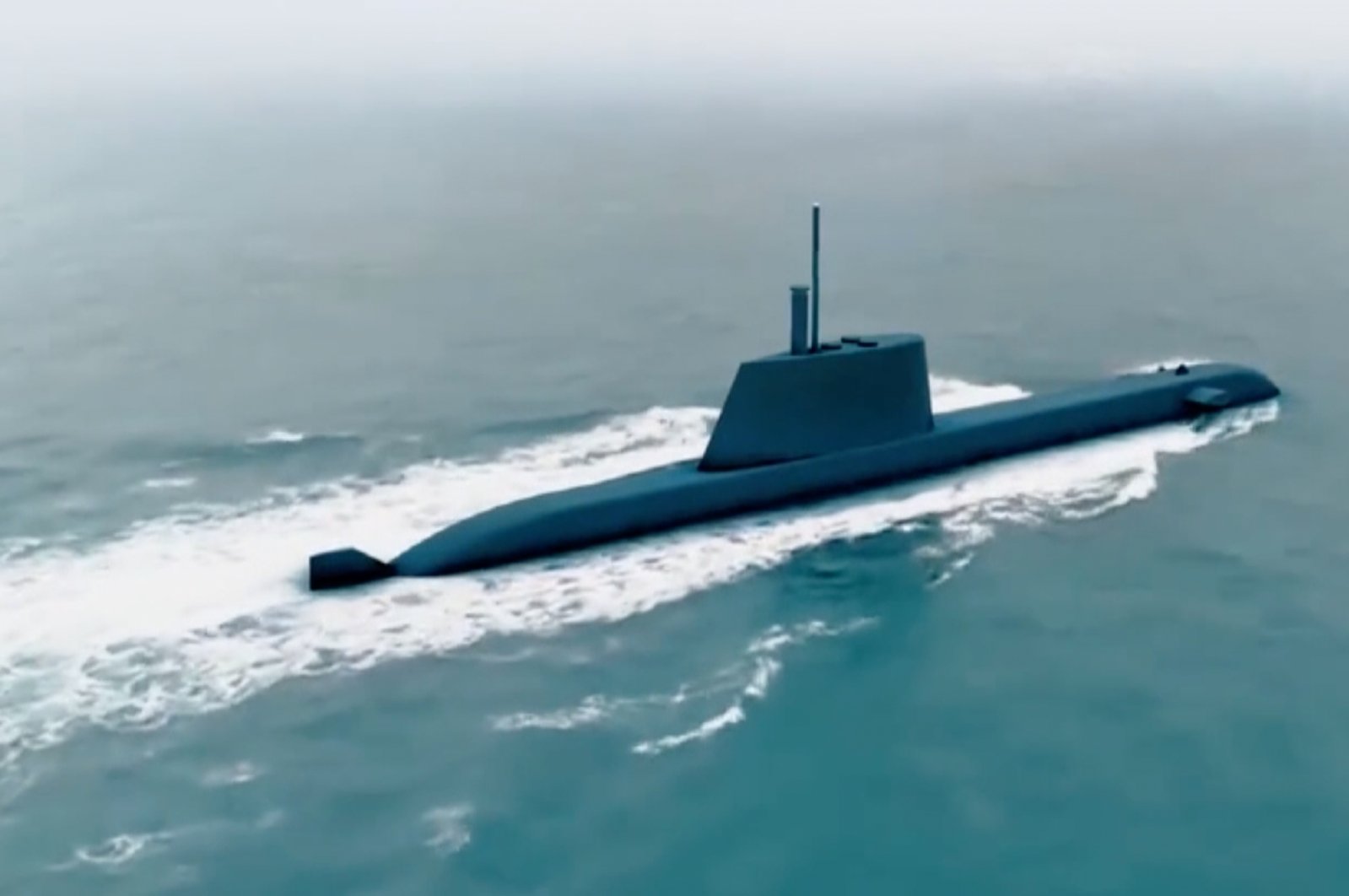 A screengrab from an animation video shows the STM500 submarine, June 27, 2022. 