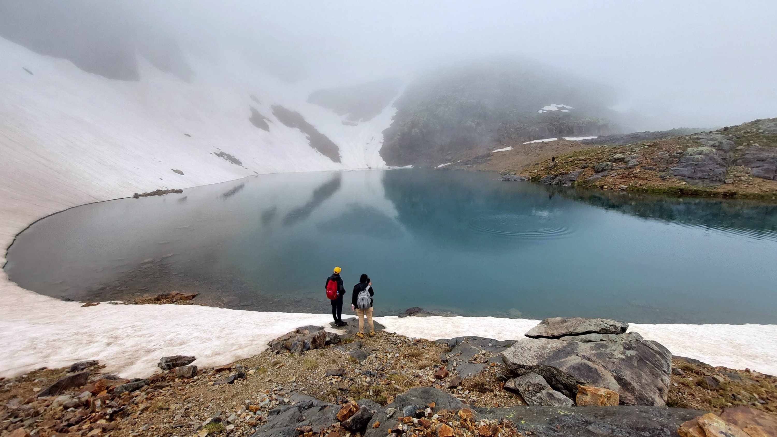 Artabel Lakes Nature Park, also called as "the summit where light meets water," offers a stunning view for its visitors, Gümüşhane, Turkey, June 27, 2022. (IHA Photo)