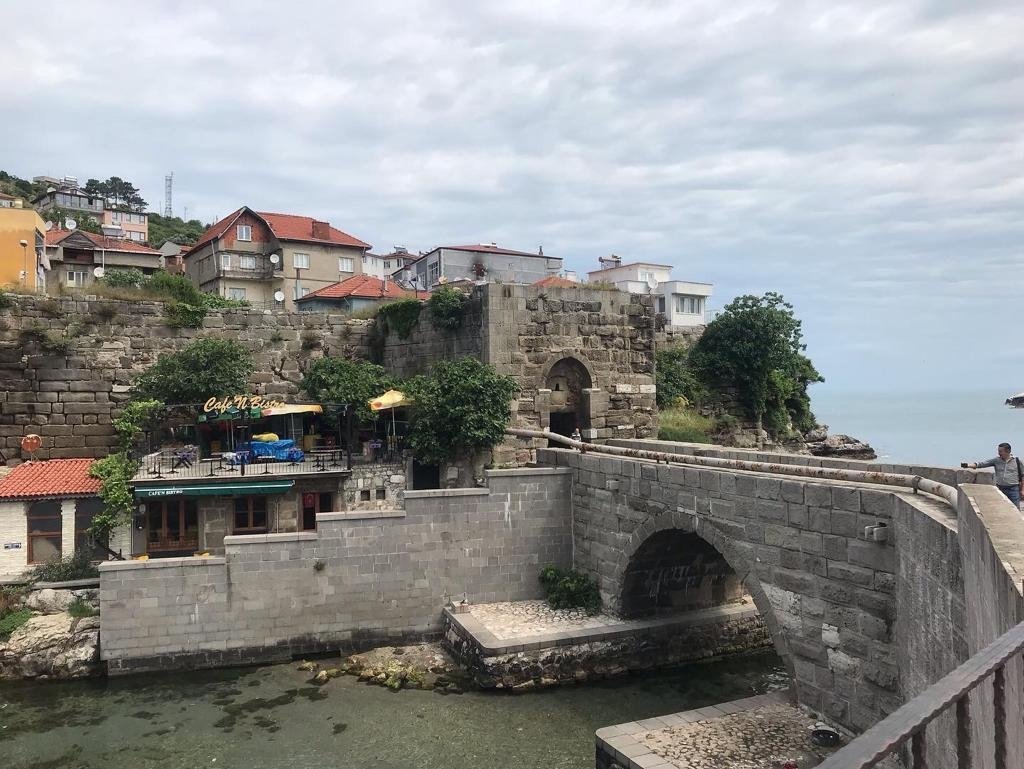 A view from Amasra Castle, Bartın, northern Turkey. 