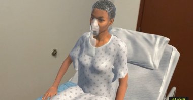 Medical students at an English university hospital are now being trained using holograms of pretend patients. (DPA)