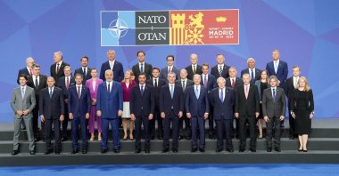 Leaders are seen during the NATO summit in Madrid, Spain, June 29, 2022 (Reuters Photo) 