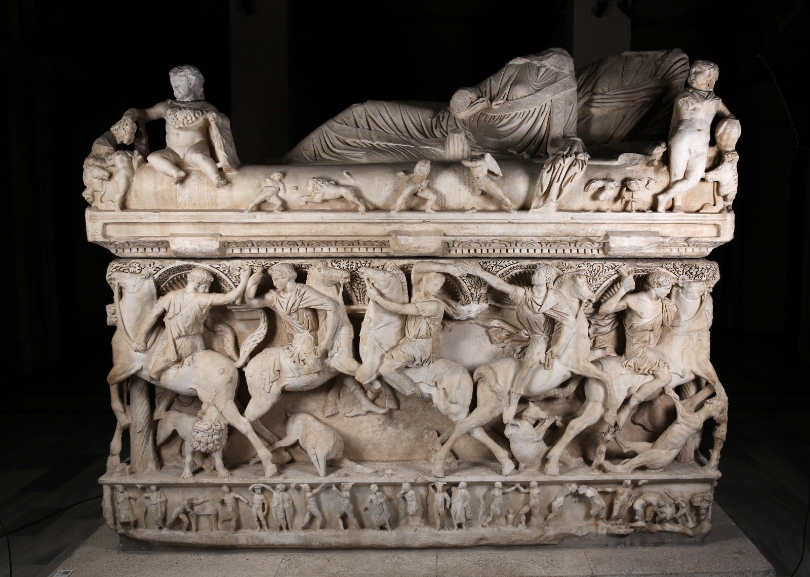 A view from the Sidamara Sarcophagus.(Courtesy of the Ministry of Culture and Tourism)