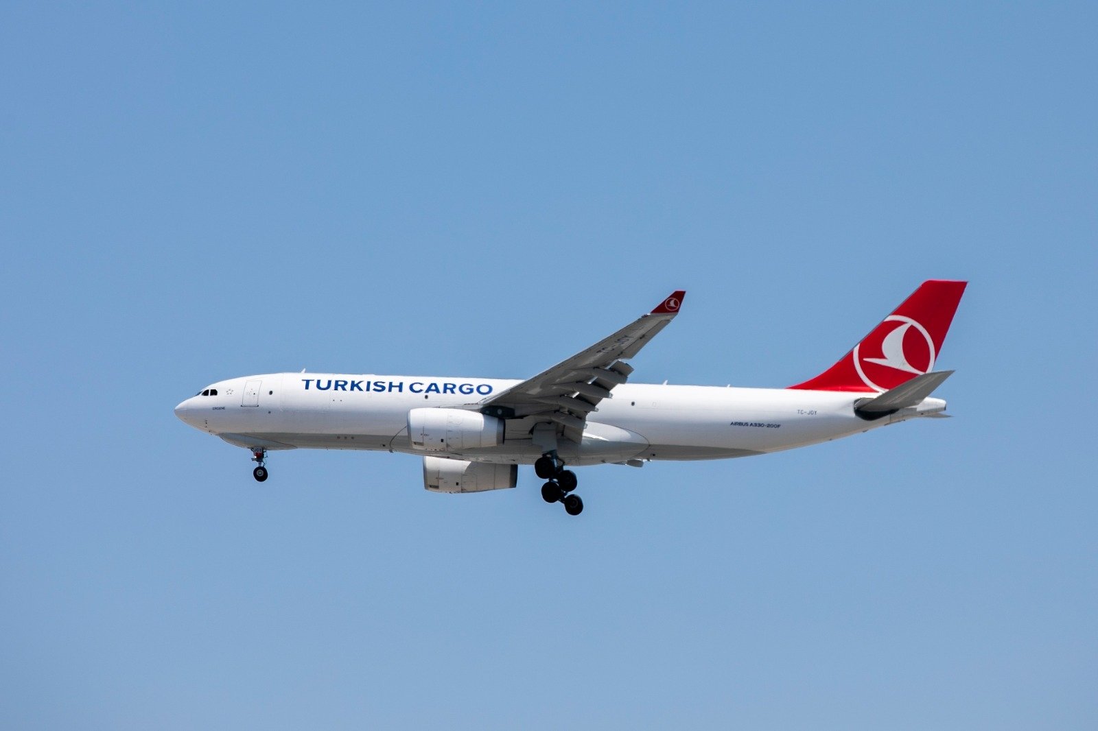 A Turkish Cargo plane seen in air in this undated file photo. (AA Photo)