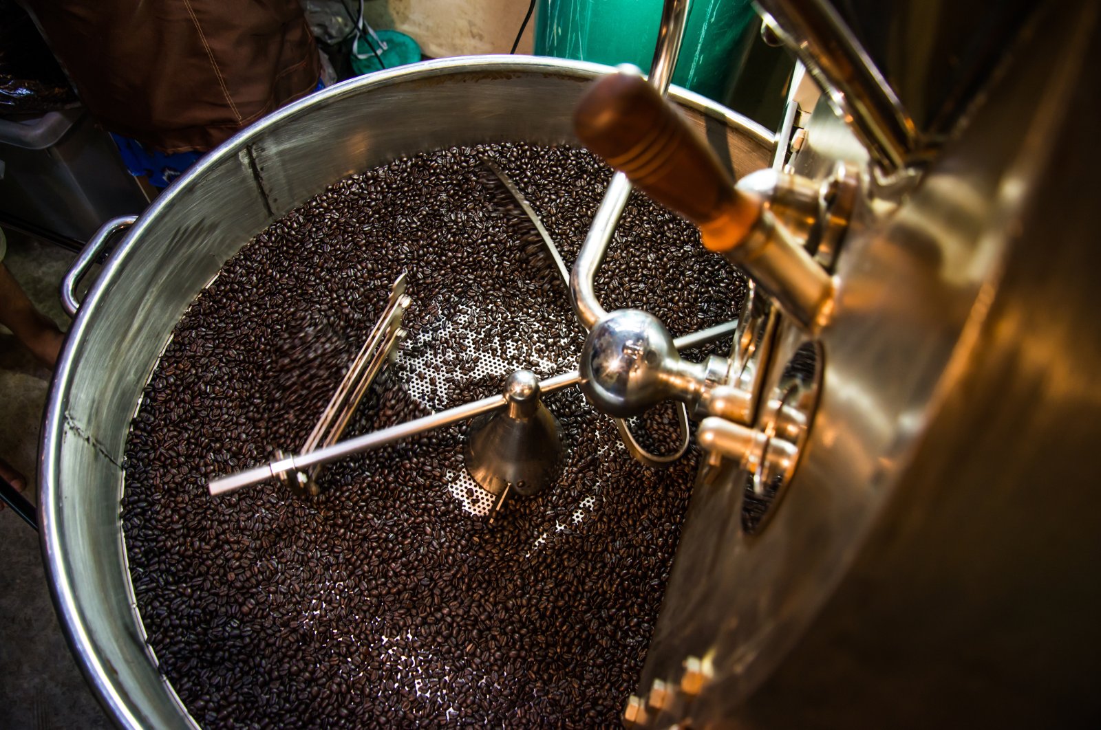 Coffee roasters machine. (Shutterstock Photo)