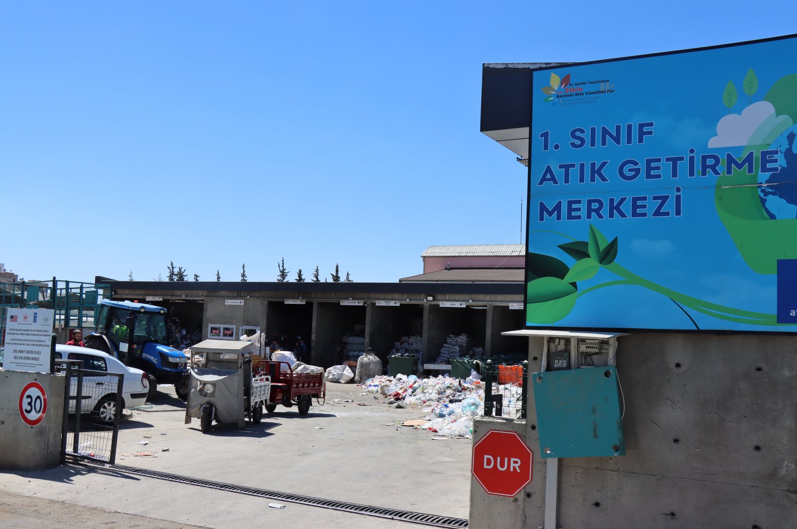 In southeastern Kilis, which is the only province where the Zero Waste Project is implemented on a provincial basis, waste materials are brought back into the economy with the project being carried out by the municipality, Kilis, Turkey, June 2, 2022. (AA Photo)