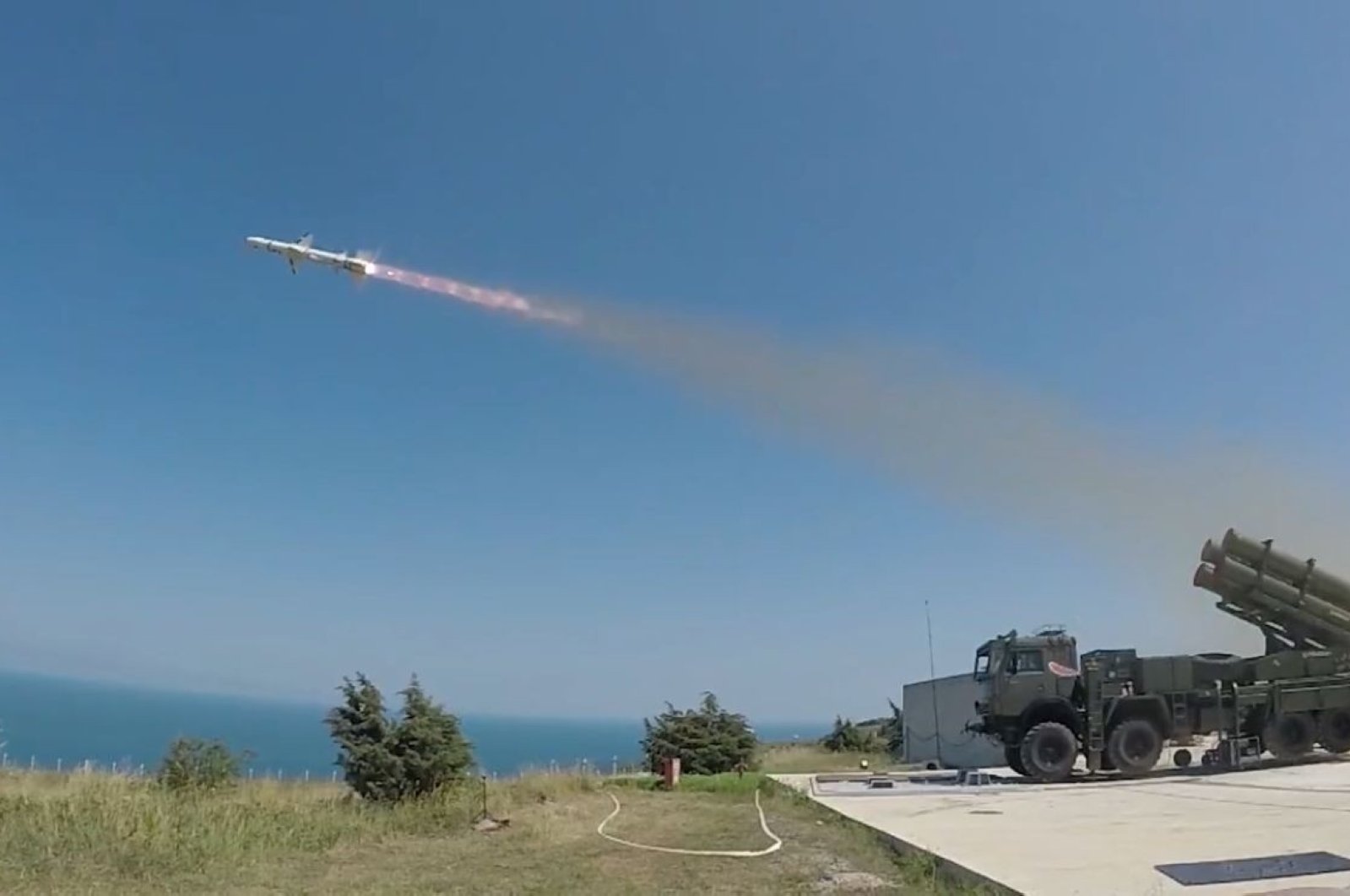 Rudal anti-kapal Turki diuji dari peluncur seluler untuk pertama kalinya