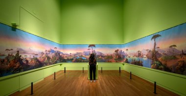 The exhibition "XXL Paper" in the Rijksmuseum includes drawings spanning 12 meters and a 16-meter-long print from the 17th century. (dpa)