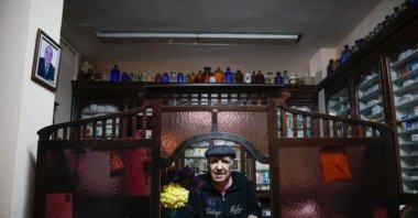 Istanbul's one of the oldest pharmacies becomes a museum after its owner Melih Ziya Sezer, died at the age of 90, Istanbul, Turkey, Dec. 10, 2021. (DHA Photo)