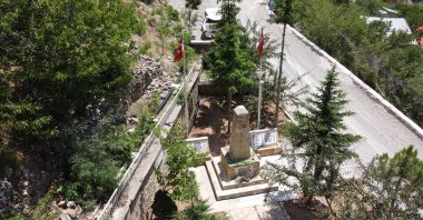 A monument to commemorate the victims of the PKK massacre in the village of Başbağlar in Erzincan province, Turkey, July 5, 2022. (AA Photo)
