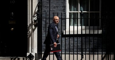Former British Secretary of State for Health & Social Care Sajid Javid leaves after a weekly Cabinet meeting at 10 Downing Street, London, U.K., July 5, 2022. (Reuters Photo)