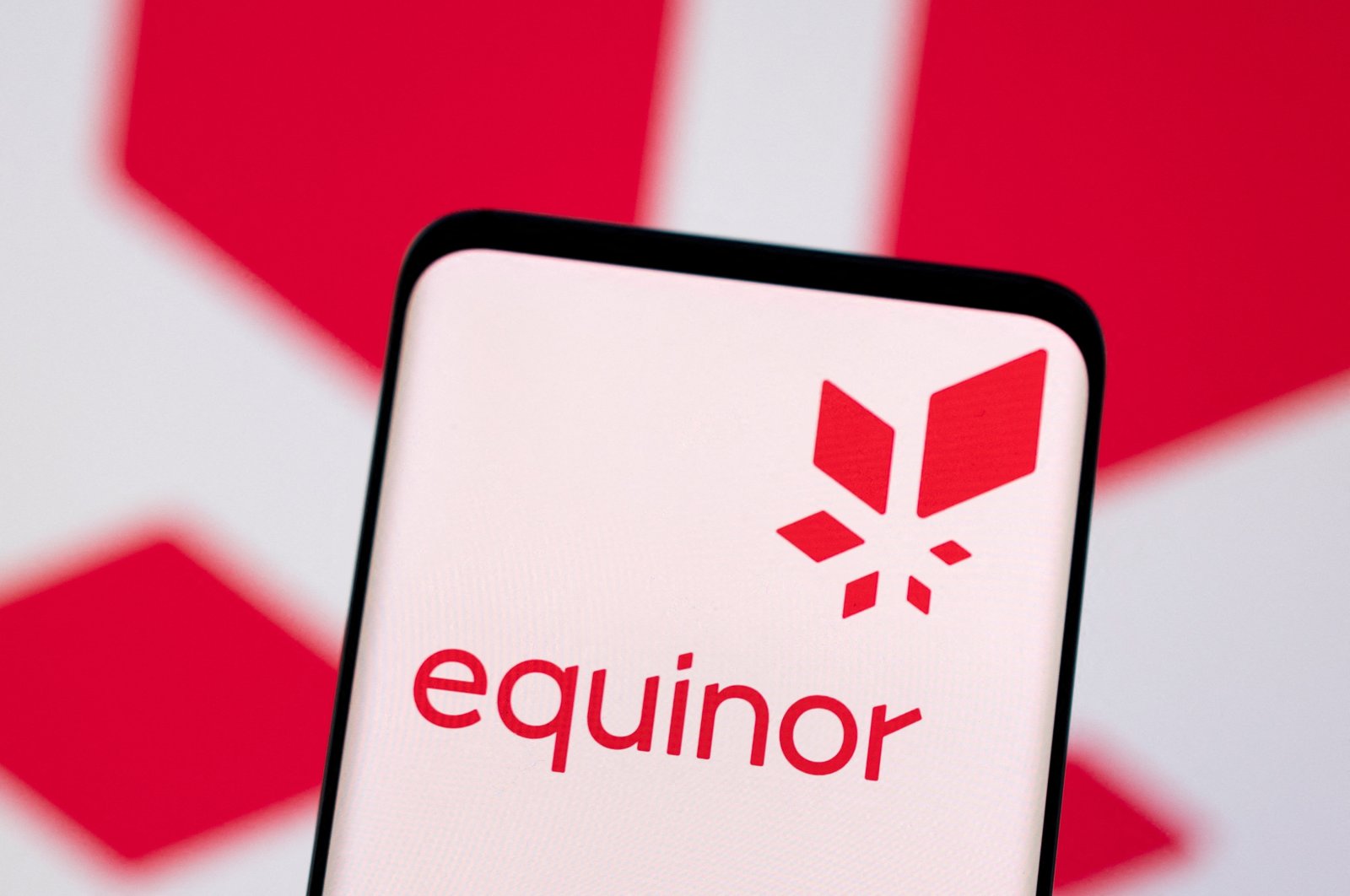 Equinor logo is seen displayed in this illustration taken, May 3, 2022. (Reuters Photo)