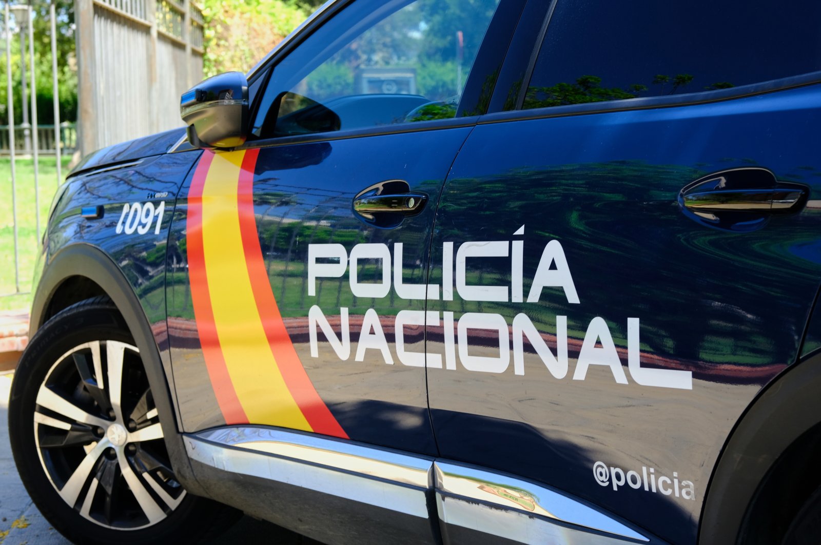 A vehicle of the Policia Nacional (Spanish national police) on patrol in Sevilla, Spain, June 5, 2022. (ShutterStock Photo)