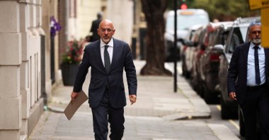 Britain&#039;s new Chancellor of the Exchequer Nadhim Zahawi arrives for TV interviews, in London, Britain, July 6, 2022. (Reuters Photo)
