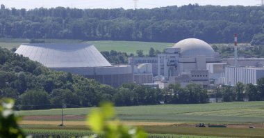 The nuclear power plant in Neckarwestheim, Germany, June 23, 2022. (EPA Photo)