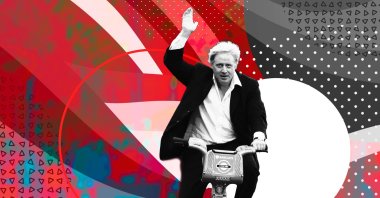 British Prime Minister Boris Johnson. (Illustration by Büşra Öztürk)