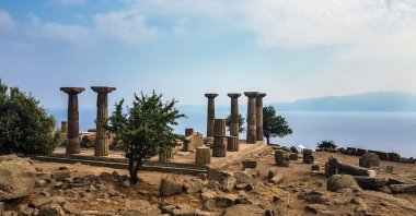 The ancient city of Assos, or Behramkale, is seen in this undated file photo. (Shutterstock Photo)


